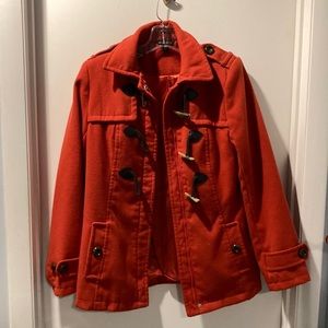 EUC Burnt Orange Peacoat